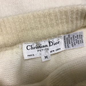 Christian Dior Petite Cream Long Skirt